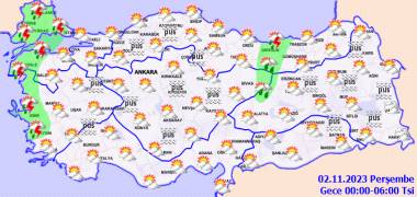 Meteoroloji'den o bölgeler için kuvvetli yağış uyarısı! 2 Kasım Perşembe bu gün hava durumu nasıl olacak? 3