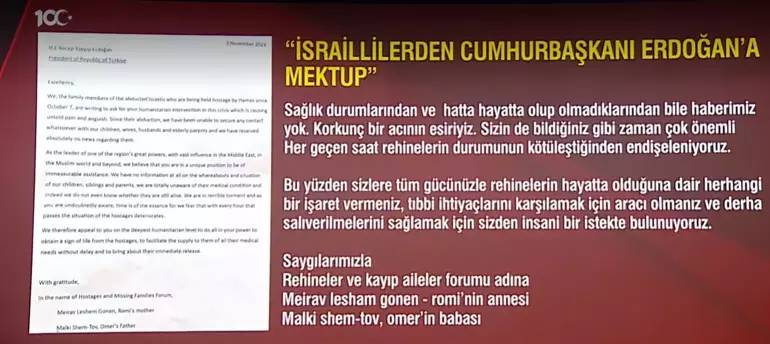 İsrailliler Netanyahu'dan ümidini kesti! İsrailli rehine aileleri Erdoğan'a mektup yazarak yardım istedi 2