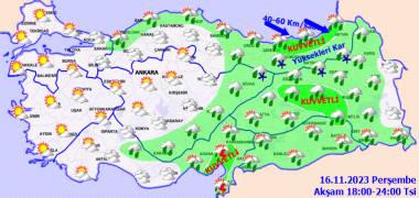 Meteorolojiden uyarı! Bu gün hava durumu nasıl olacak, yağmur var mı? 16 Kasım Perşembe hava durumu ve sıcaklıkları 3