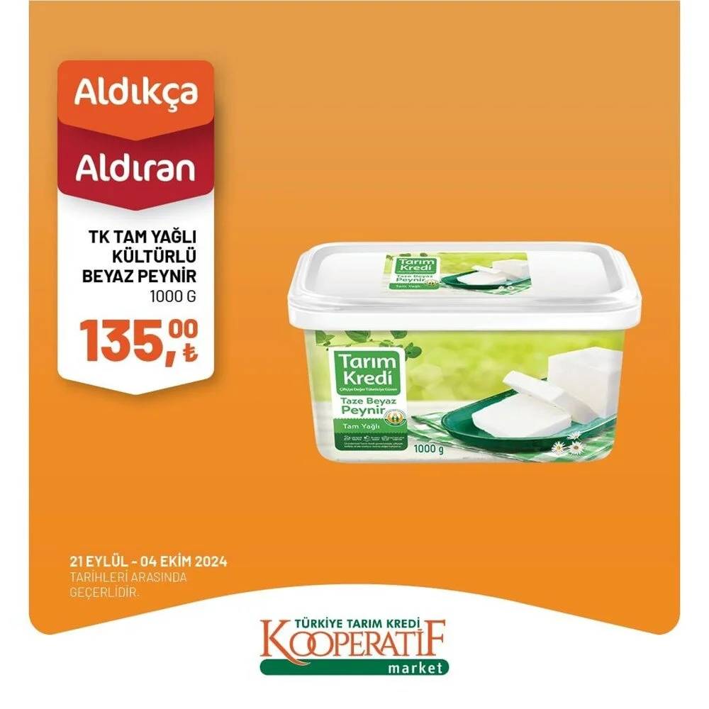 Tarım Kredi Kooperatif Marketleri, Eylül ayına özel indirimli ürün listesini yayınladı: 21 Eylül-4 Ekim 2024 Tarım Kredi Market indirimleri 10