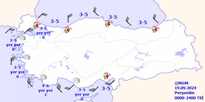 Meteoroloji uyardı, Kuvvetli geliyor! Bugün hava nasıl olacak? 19 Eylül 2024 Perşembe hava durumu ve sıcaklıkları 10