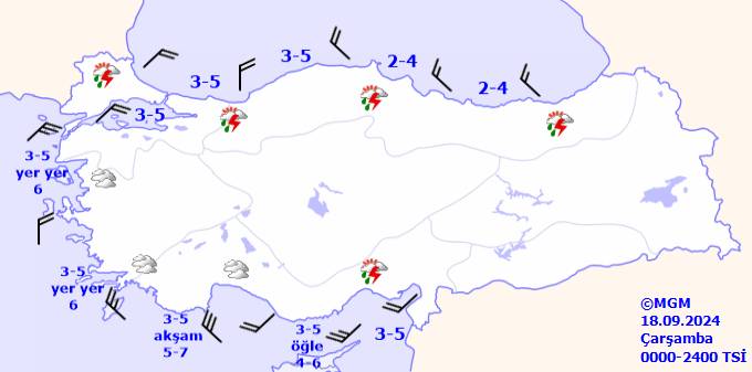 Meteoroloji açıkladı! Bugün hava durumu nasıl olacak? 18 Eylül 2024 Çarşamba tüm ülke geneli hava durumu ve sıcaklıkları 10