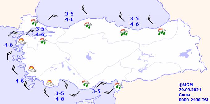 Meteorolojiden Son dakika duyurusu ile kuvvetli yağış uyarısı!  20 Eylül 2024 Cuma hava durumu ve sıcaklıkları 10