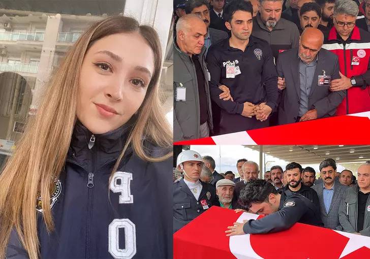 Ümraniye'de Şehit edilen Polis Şeyda Yılmaz'a veda: Eşinin sözleri yürekleri burktu! 3