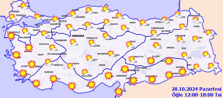 Meteorolojiden sis ve pusa uyarısı! 28 Ekim Pazartesi hava durumu 8