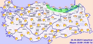 Meteorolojiden uyarı!  Doğu Karadeniz bölgesi kuvvetli yağışlara dikkat! 26 Ekim Cumartesi hava durumu nasıl olacak? 6