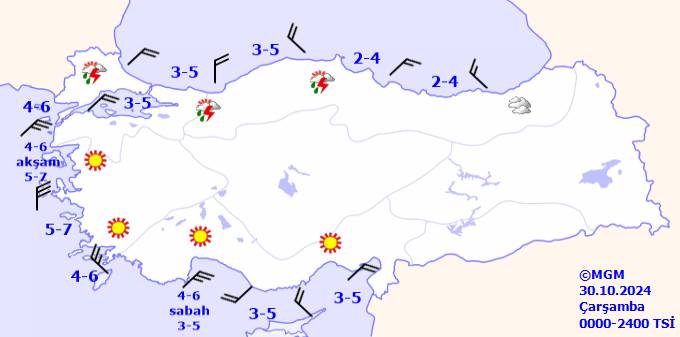 Meteoroloji açıkladı! Hava durumu nasıl olacak, sıcaklıklar ne kadar olacak? 30 Ekim 2024 Çarşamba hava durumu ve sıcaklıkları 10