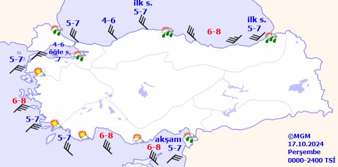 Kuvvetli geliyor, o bölgeler dikkat! Bugün hava nasıl olacak sıcaklıklar ne kadar, yağmur yağacak mı? (17 Ekim 2024 Perşembe) 10