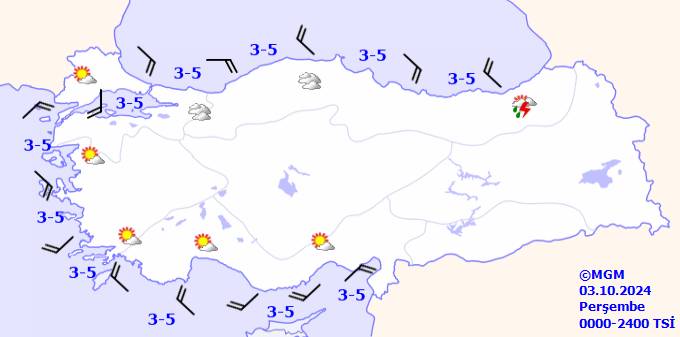 Bugün hava durumu nasıl olacak? Sıcaklıklar ne kadar, yağmur yağacak mı? 3 Ekim 2024 Perşembe hava durumu 10