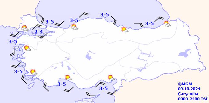 Meteoroloji açıkladı! Bugün hava nasıl olacak? 9 Ekim 2024 Çarşamba hava durumu ve sıcaklıkları 10