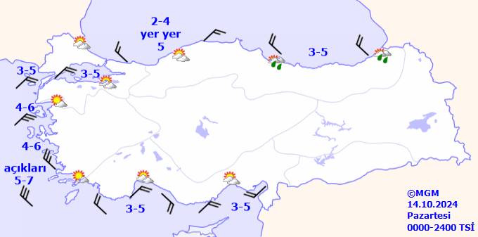 Kış geldi çattı sıcaklıklar 10 derece birden düşüyor! 14 Eylül 2024 Pazartesi hava durumu ve sıcaklıkları 10