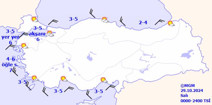 Hava durumu: Bugün hava durumu nasıl olacak? 29 Ekim Salı hava durumu ve sıcaklıkları 10