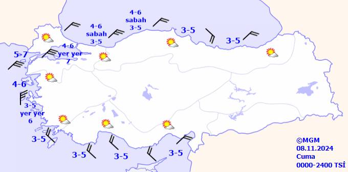 Meteoroloji uyardı soğuk havaya dikkat! Tüm bölgelerimizde ve illerimizde 8 Kasım 2024 Cuma hava durumu ve sıcaklıkları 10