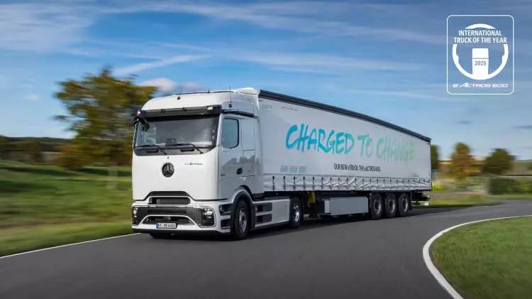 Testleri Türkiye'de gerçekleşmişti! Mercedes eActros 600 üretime elektrikli TIR'ın seri üretimine başlandı 17