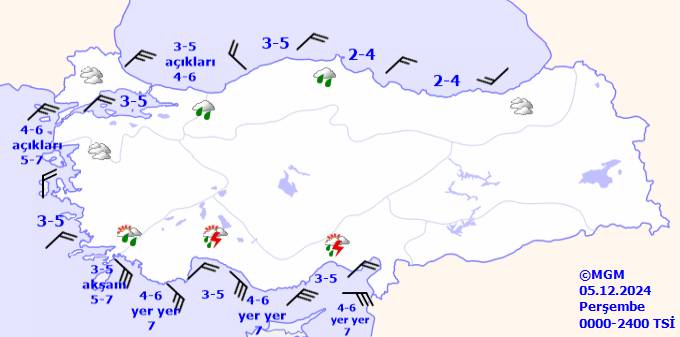 Meteoroloji açıkladı! Bugün hava nasıl olacak yağmur yağacak mı sıcaklıklar ne kadar olacak? 5 Aralık Perşembe hava durumu 10