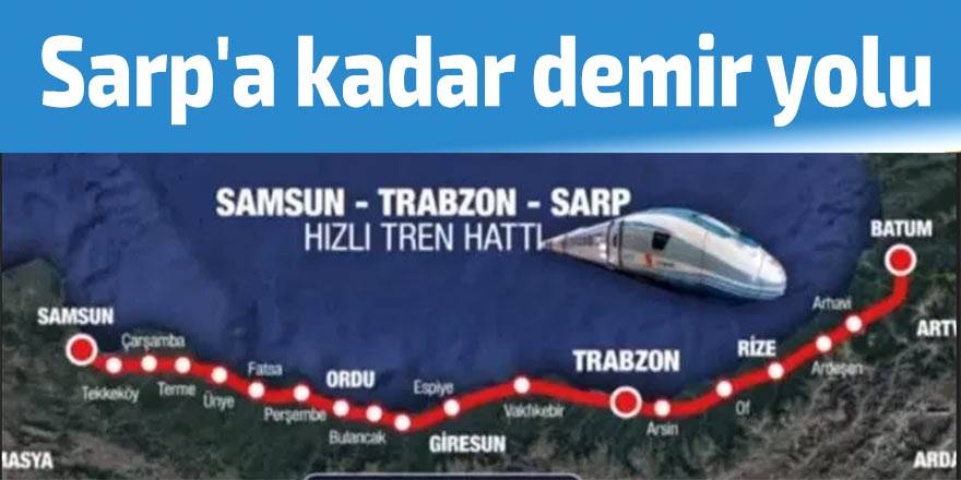 Bakan Uraloğlu başladık diye müjdeyi verdi! Ankara'dan Samsun, Sarp'a kadar gidecek olan demir yolu projesine başlandı 5