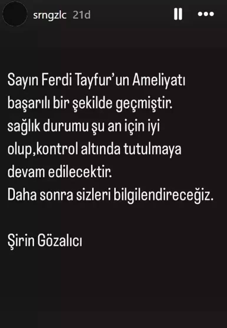 Ferdi Tayfur'un sağlık durumu nasıl? Basın danışmanı son sağlık durumunu açıkladı: Ameliyatı başarılı geçti 2