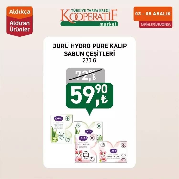 Bu fırsatı kaçırmayın! Tarım kredi marketten büyük indirim! 3-9 Aralık tarihleri geçerli yeni indirimli ürün kataloğu 6