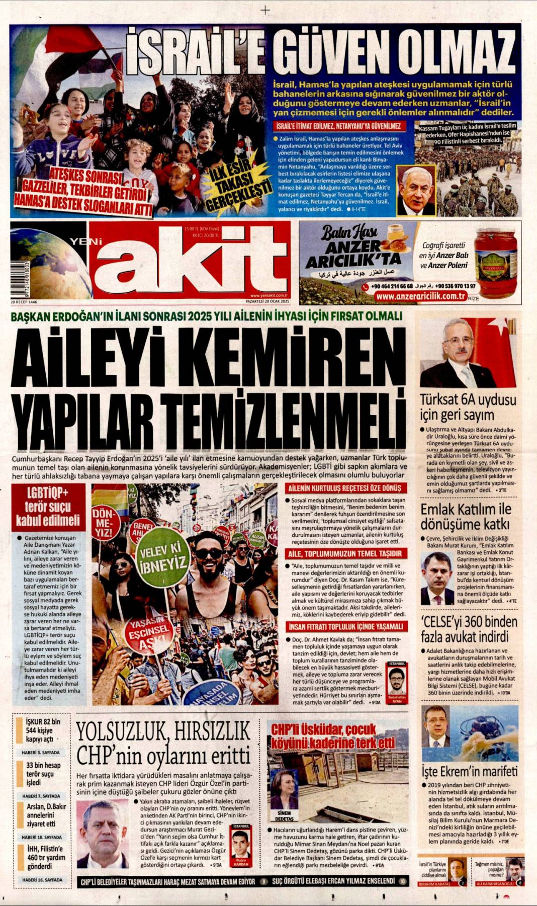 İnancın ve direncin zaferi! Silahlar sustu eve dönüyorlar: 20 Ocak gazete manşetleri 10