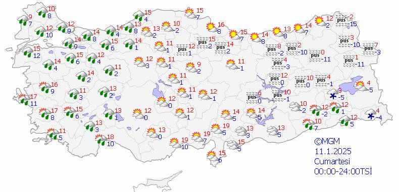 Bugün hava durumu nasıl olacak? Güneşli havaya aldanmayın, don ve buzlanmaya dikkat! 8 Ocak hava durumu 12