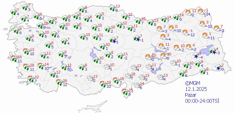 Bugün hava durumu nasıl olacak? Güneşli havaya aldanmayın, don ve buzlanmaya dikkat! 8 Ocak hava durumu 10