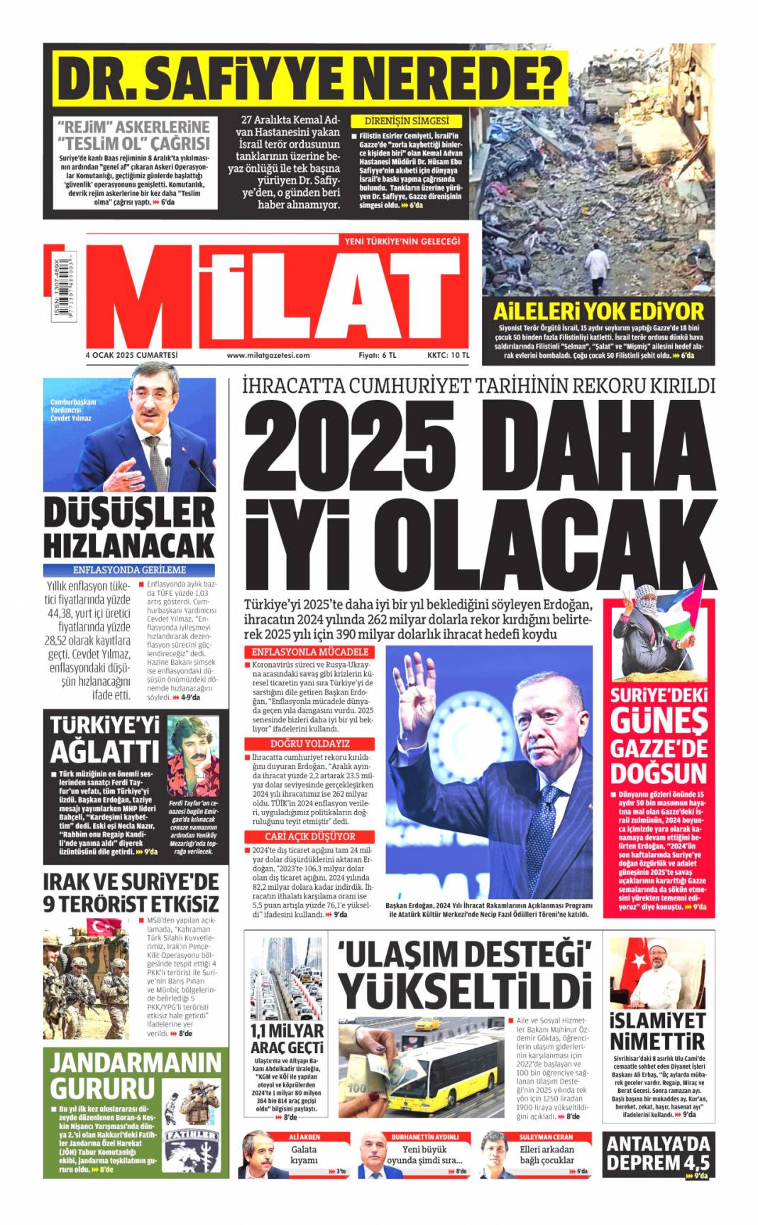 Öldür, 112'yi ara indirimi kap! 4 Ocak 2025 Gazete manşetleri 17