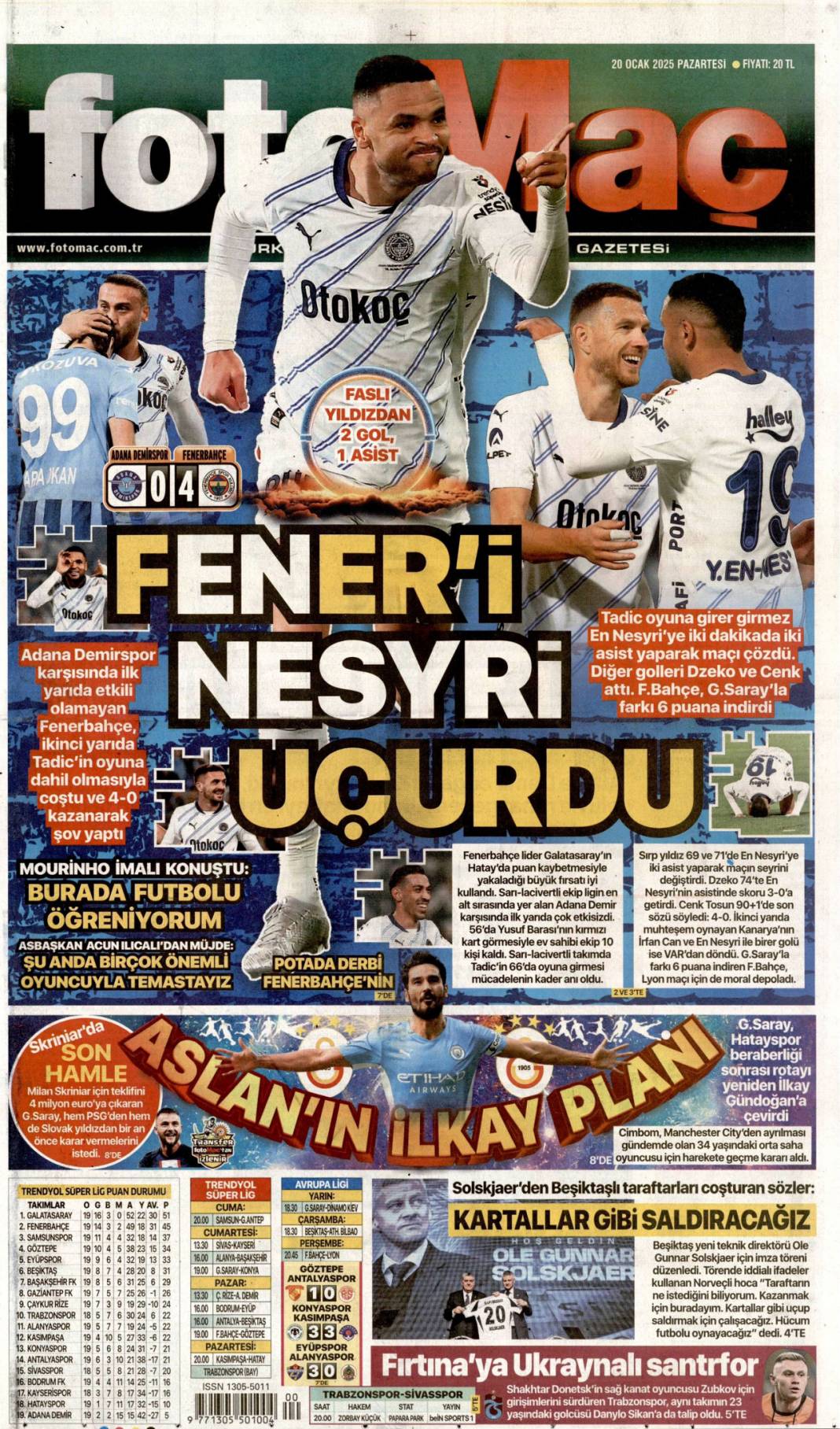 İnancın ve direncin zaferi! Silahlar sustu eve dönüyorlar: 20 Ocak gazete manşetleri 20