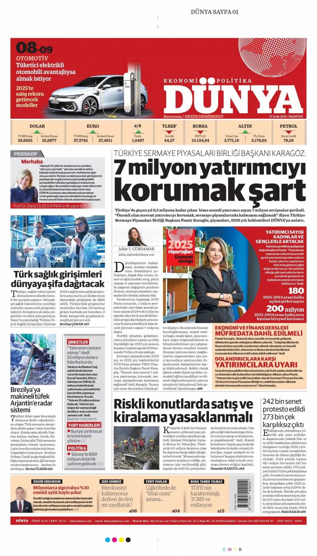 Liyakat gitti, felaket geldi: 27 Ocak Pazartesi, gazete manşetleri... 12