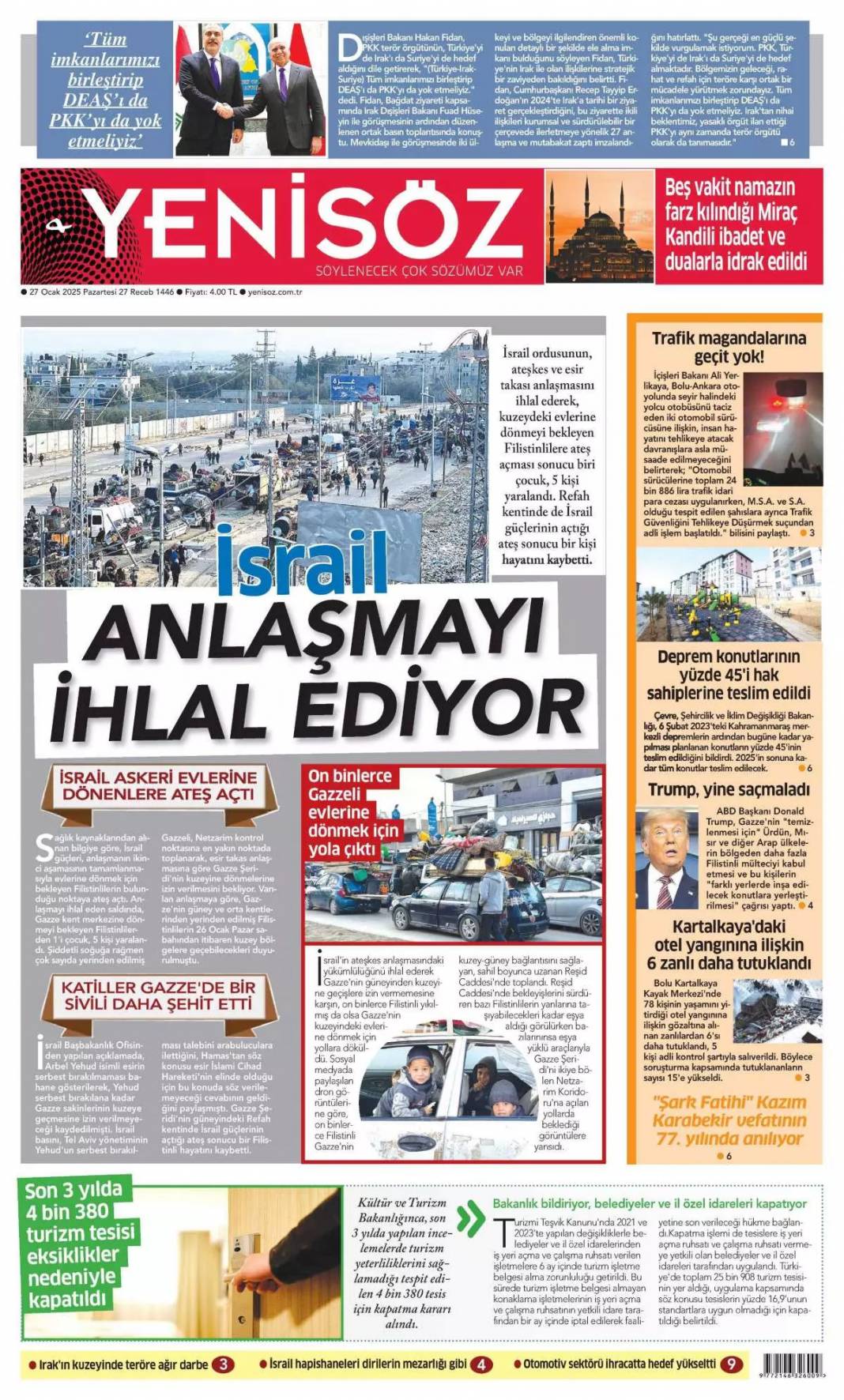 Liyakat gitti, felaket geldi: 27 Ocak Pazartesi, gazete manşetleri... 14