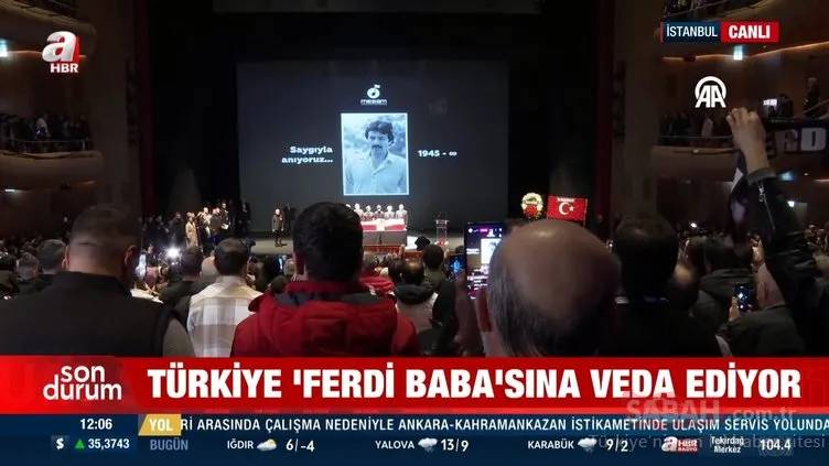 Arabesk müziğinin kralı, usta sanatçı Ferdi Tayfur son yolculuğuna uğurlanıyor! İlk tören AKM'de 9