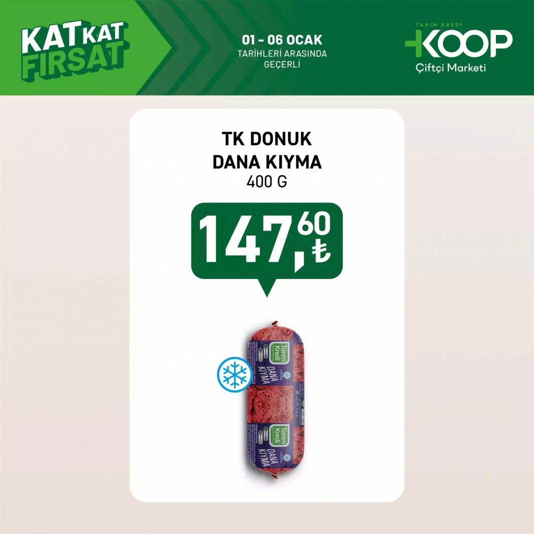 Tarım Kredi Market'ten "kat kat fırsat" indirimli ürün Kampanyası! 2-6 Ocak 2025 Tarım Kredi Market indirimli ürün fiyat listesi 6