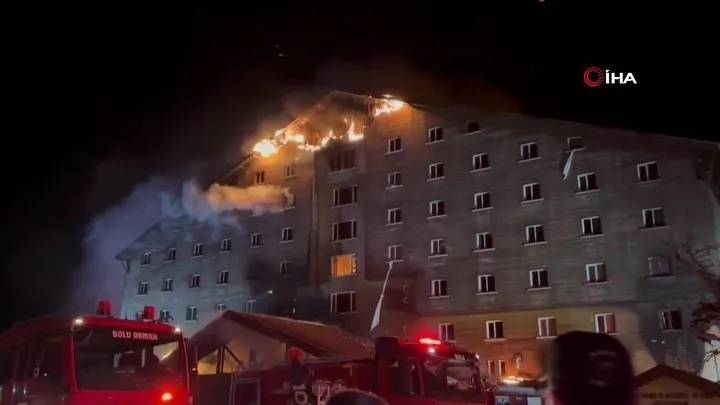 Kartalkaya da ki otelde can pazarı! Hayata Çarşafla tutunmaya çalıştılar 5