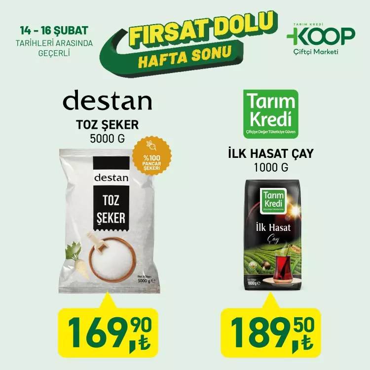 Tarım Kredi Market, yeni indirimli ürün kataloğunu yayınladı! 11-17 Şubat indirimli ürünlerin tam  listesi 16
