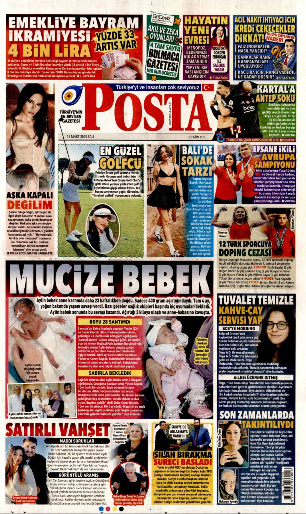 Türk Füzesini Alalım! 11 Mart Gazete Manşetleri 12