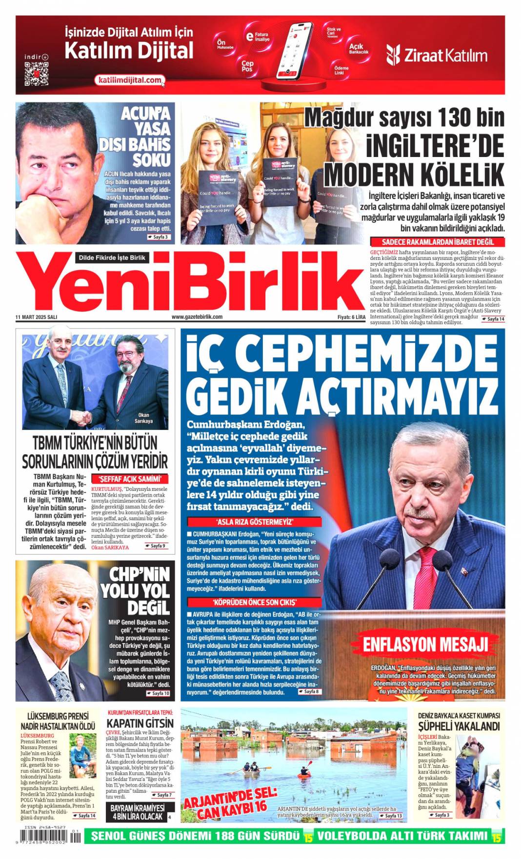 Türk Füzesini Alalım! 11 Mart Gazete Manşetleri 14