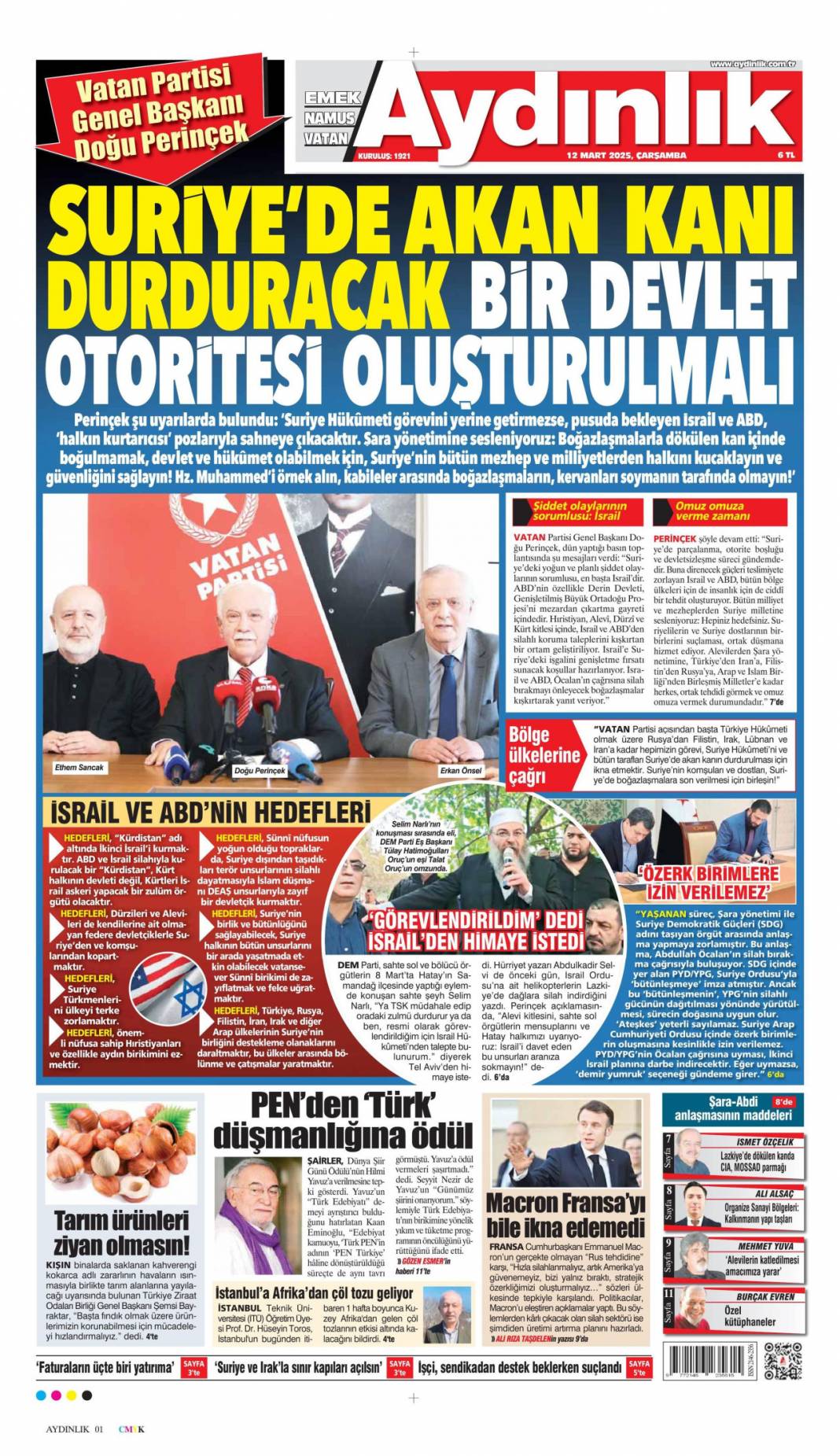 İhaleler DHKP-C'ye! 12 Mart 2025 Gazete manşetleri... 8