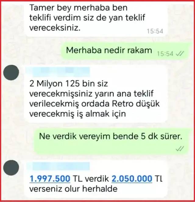 Belediye Başkanı 'Benim haberim yok' demişti! İhale yolsuzluk konuşmaları WhatsApp' yazışmalarında ortaya çıktı 6