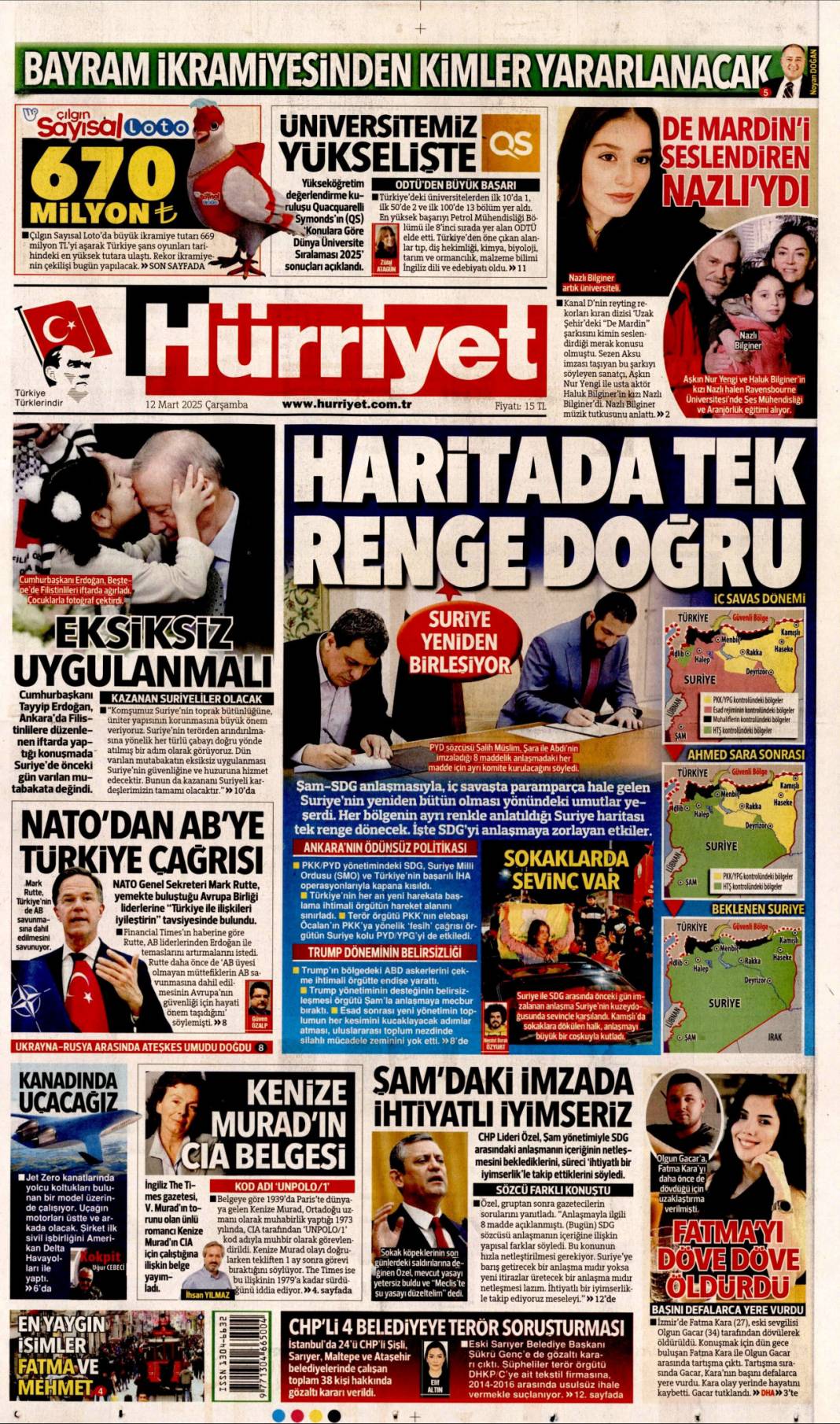 İhaleler DHKP-C'ye! 12 Mart 2025 Gazete manşetleri... 2