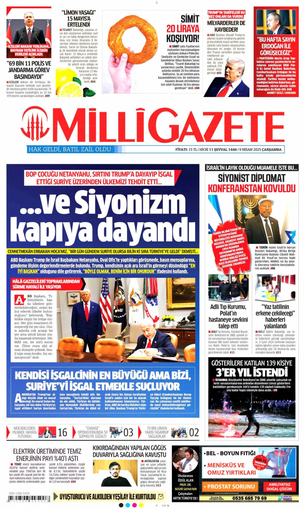 CHP yolsuzluğu bal gibi biliyor, Gazinin partisini pas pas yaptılar: 9 Nisan gazete manşetleri 12