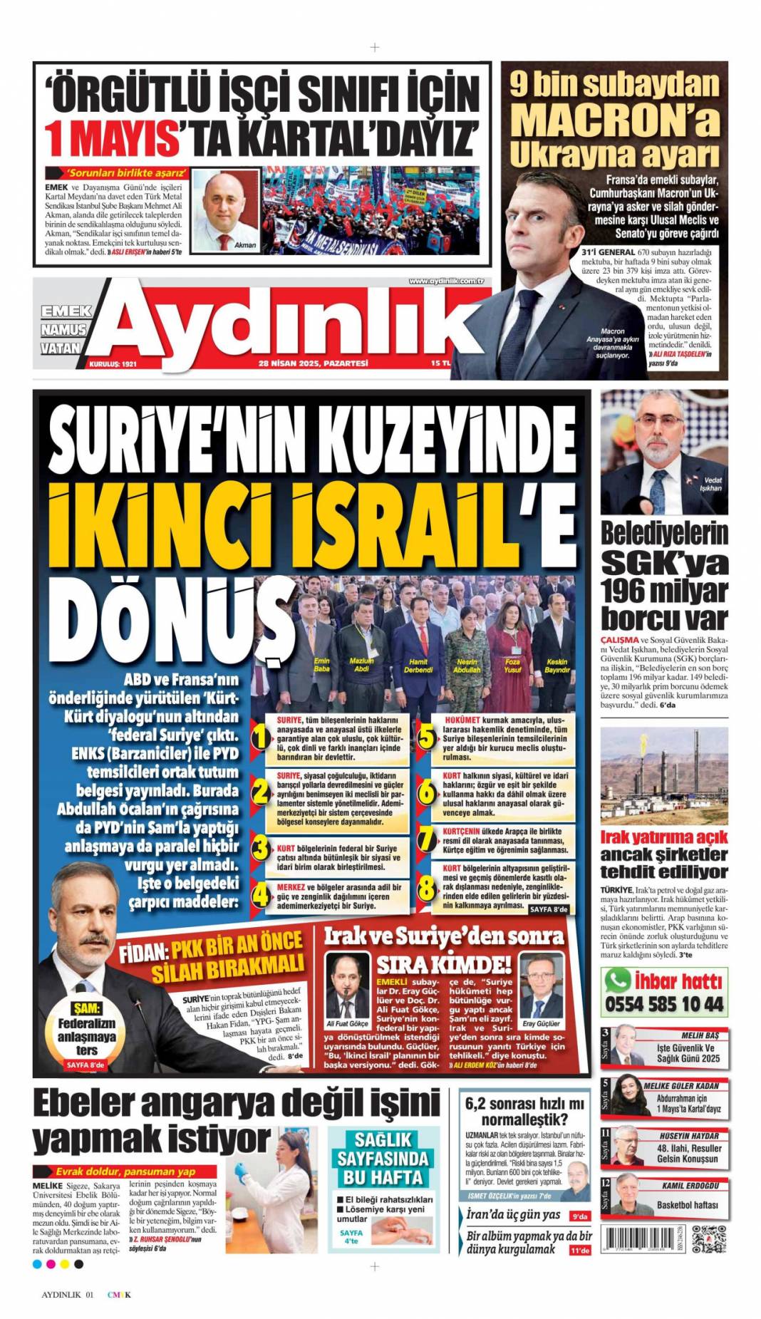 Valizlerde ne vardı? Jammer soruları: 28 Nisan gazete manşetleri 13