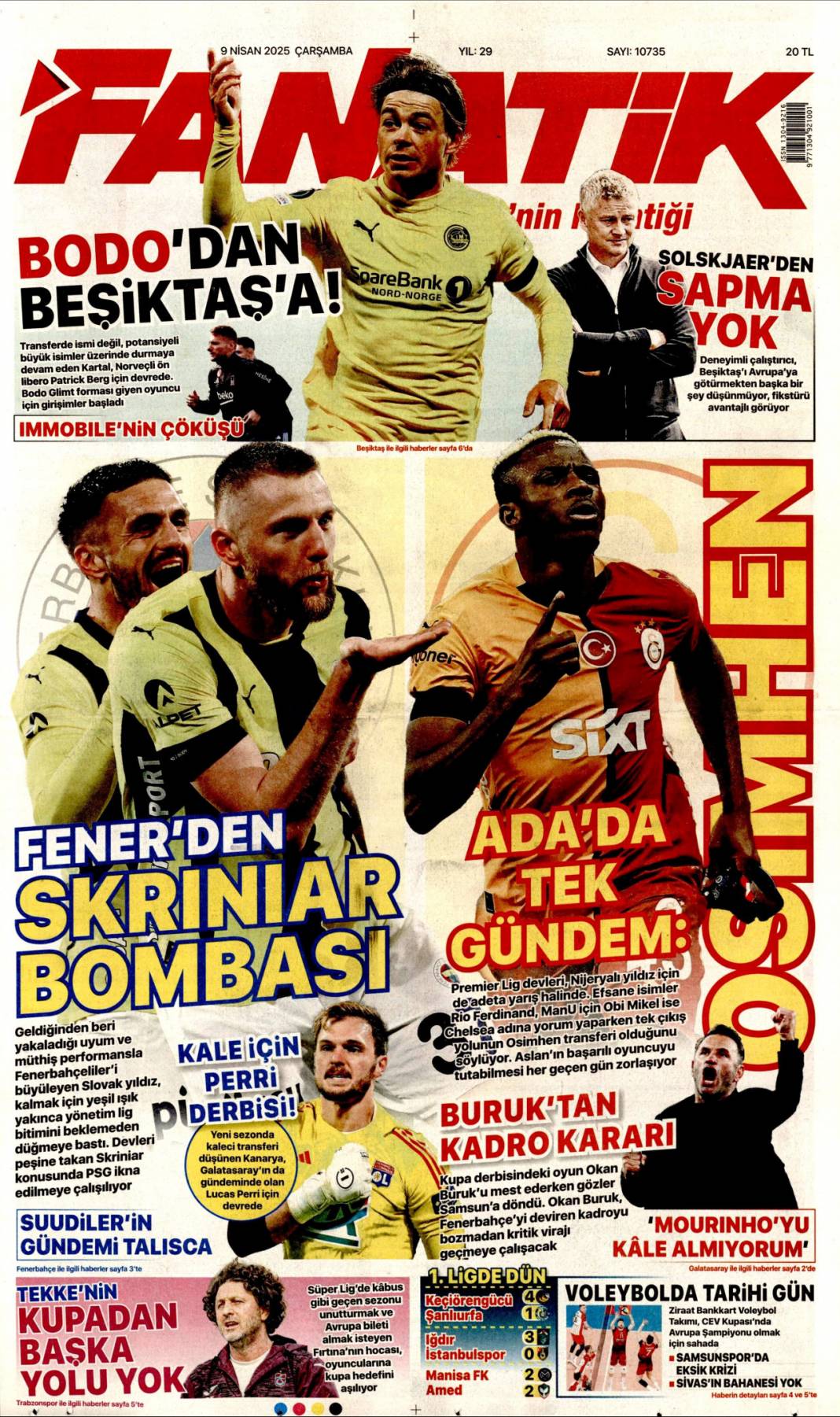 CHP yolsuzluğu bal gibi biliyor, Gazinin partisini pas pas yaptılar: 9 Nisan gazete manşetleri 17