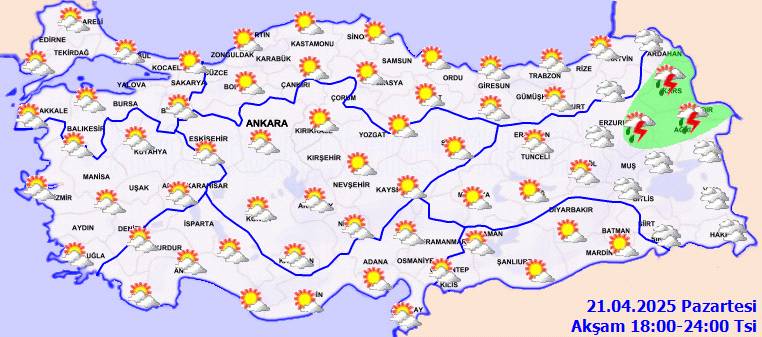 Meteoroloji'den o bölgeler için uyarı geldi: Yurtta hava nasıl, Pazartesi hava nasıl olacak, Bugün hava nasıl? 10
