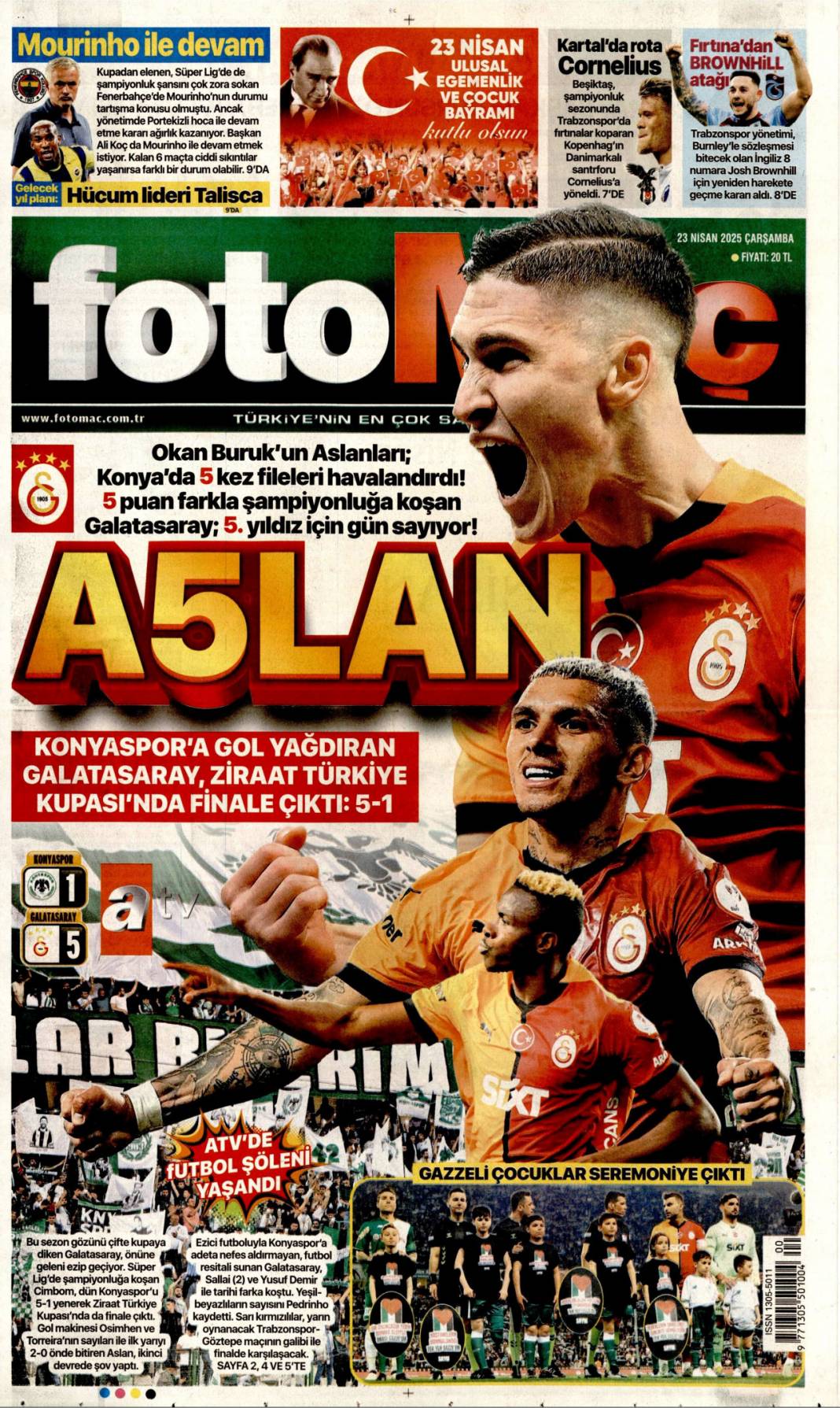 PKK'yı fesih bu ay sonu! 23 Nisan 2025 Çarşamba gazete manşetleri 16