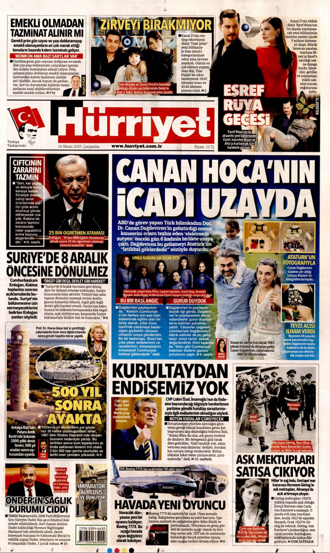 CHP delegelerinden şok ifade: Özel böyle seçildi! 16 Nisan Çarşamba gazete manşetleri 4