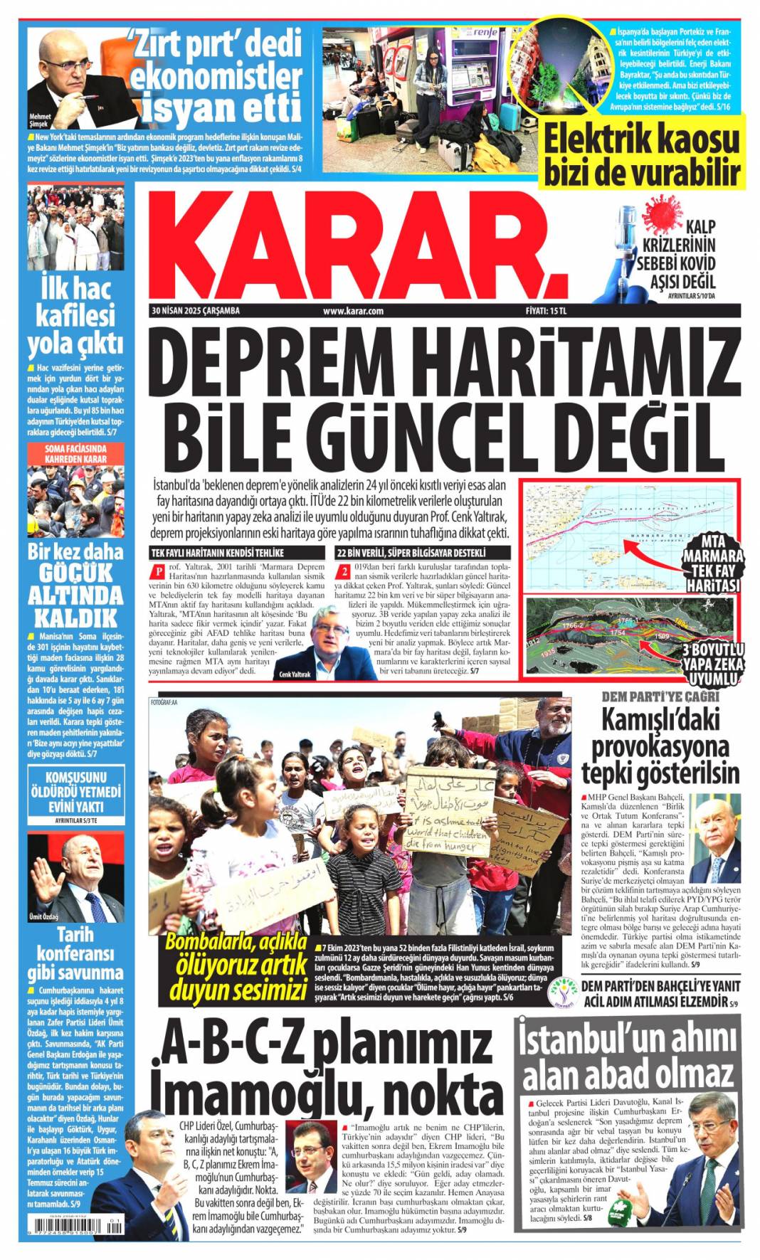 İtalya ile hedef 40 milyar dolar: 30 Nisan 2025 Çarşamba gazete manşetleri 7