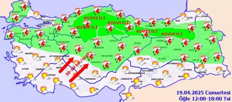 Meteoroloji'den o bölgelere uyarı: Çok kuvvetli geliyor! 4