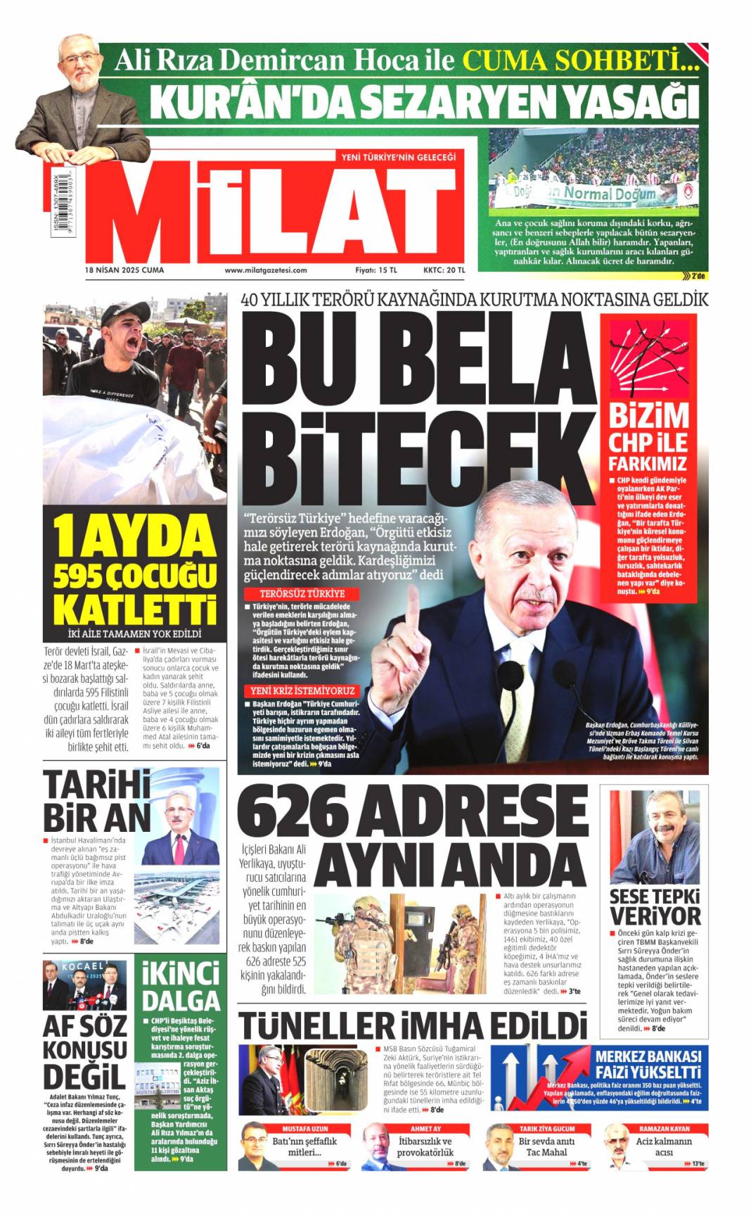 Yalan gecede kim kazandı? 18 Nisan Cuma gazete manşetleri 12