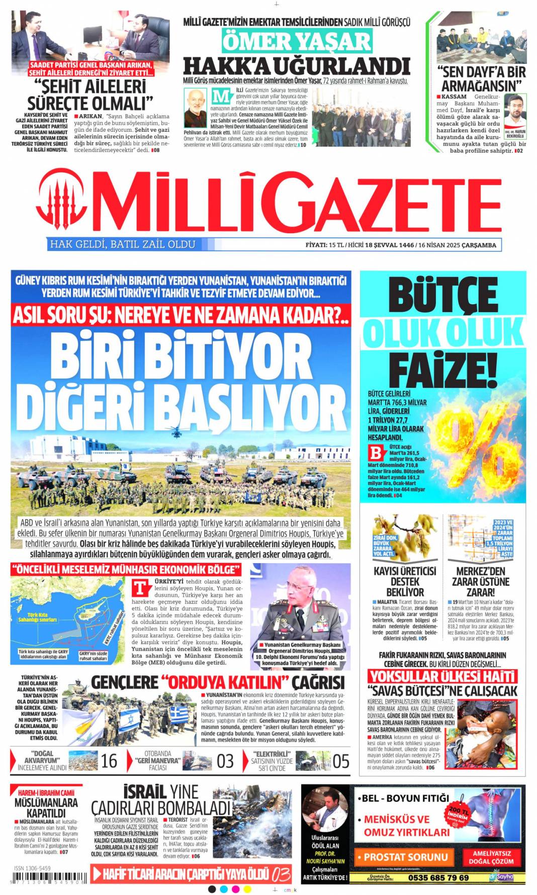 CHP delegelerinden şok ifade: Özel böyle seçildi! 16 Nisan Çarşamba gazete manşetleri 12