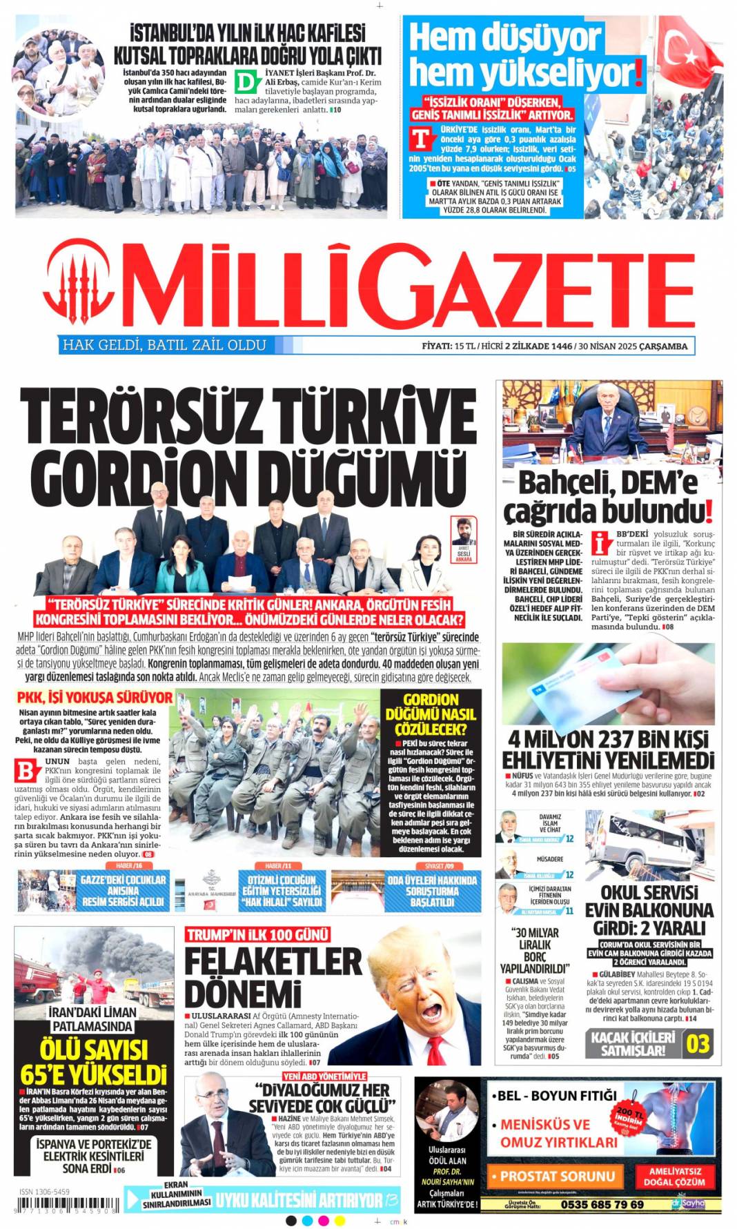 İtalya ile hedef 40 milyar dolar: 30 Nisan 2025 Çarşamba gazete manşetleri 14