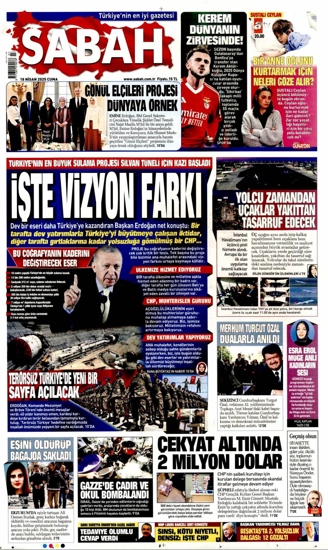 Yalan gecede kim kazandı? 18 Nisan Cuma gazete manşetleri 3